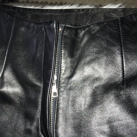 Sleek and sexy Genuine Leather Bootcut Pant - Picture 2 of 8